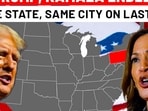 On the last day of US election campaigning, both Kamala Harris and Donald Trump landed in the same state. On the last day of US election campaigning, both Kamala Harris and Donald Trump landed in the same state.