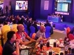 File image of an IPL auction. (HT Photo)
