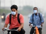 On November 4, Gurugram logged a 'very poor' AQI reading of 310, the highest post-Diwali. (Parveen Kumar/HT Photo) On November 4, Gurugram logged a 'very poor' AQI reading of 310, the highest post-Diwali. (Parveen Kumar/HT Photo)
