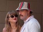 US musician Taylor Swift (L) and US NFL football player Travis Kelce US musician Taylor Swift (L) and US NFL football player Travis Kelce