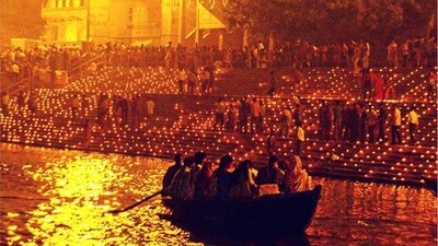 Dev Diwali celebrated in Varanasi Dev Diwali celebrated in Varanasi
