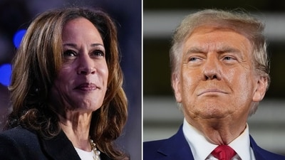 Kamala Harris and Donald Trump. (AP) Kamala Harris and Donald Trump. (AP)