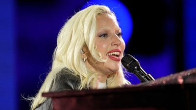 Lady Gaga performs during a campaign rally for Democratic presidential nominee Vice President Kamala Harris outside the Philadelphia Museum of Art, Monday, Nov. 4, 2024, in Philadelphia. (AP Photo/Matt Rourke) (AP) Lady Gaga performs during a campaign rally for Democratic presidential nominee Vice President Kamala Harris outside the Philadelphia Museum of Art, Monday, Nov. 4, 2024, in Philadelphia. (AP Photo/Matt Rourke) (AP)