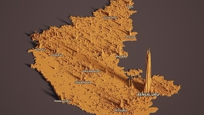 The map was shared by Siddharth Petare. (X/mapsdaily) The map was shared by Siddharth Petare. (X/mapsdaily)