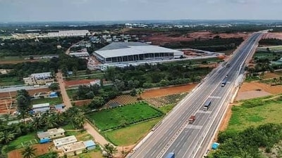 The project, covering 2,560 acres, has faced delays in acquiring government land. (X) The project, covering 2,560 acres, has faced delays in acquiring government land. (X)