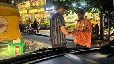 Photos of the incident were shared on X (formerly Twitter). (X/Arpit Arora)