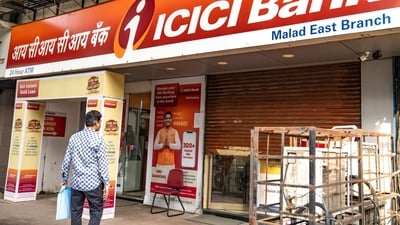 Chhath Puja 2024 bank holiday: Signage at an ICICI Bank Ltd. branch in Mumbai, India, on Thursday, Oct. 24, 2024. (Abeer Khan/Bloomberg) Chhath Puja 2024 bank holiday: Signage at an ICICI Bank Ltd. branch in Mumbai, India, on Thursday, Oct. 24, 2024. (Abeer Khan/Bloomberg)