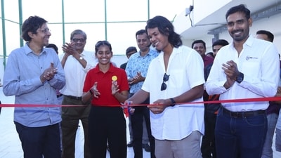 Prof. V. Kamakoti, Director, IIT Madras, Sportspersons Ms. Manisha Ramadoss, Mr. Somdev Devvarman & Mr. Sharath Kamal at Sitara Sports Complex.jpg Prof. V. Kamakoti, Director, IIT Madras, Sportspersons Ms. Manisha Ramadoss, Mr. Somdev Devvarman & Mr. Sharath Kamal at Sitara Sports Complex.jpg