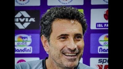 Mohun Bagan chief coach Jose Molina. (HT Photo) Mohun Bagan chief coach Jose Molina. (HT Photo)