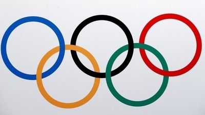 The Olympic ring logo. (REUTERS) The Olympic ring logo. (REUTERS)