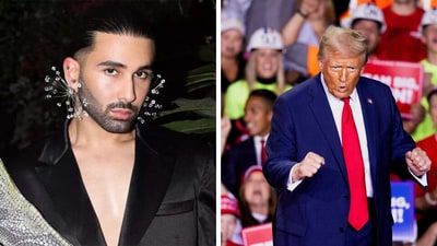 Orry has 'endorsed' Donald Trump in the US elections Orry has 'endorsed' Donald Trump in the US elections