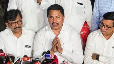 State Congress chief Nana Patole has said the party will back RajseshLatkar against Mahayuti candidate Rajesh Kshirsagar. (PTI Photo/Shashank Parade) State Congress chief Nana Patole has said the party will back RajseshLatkar against Mahayuti candidate Rajesh Kshirsagar. (PTI Photo/Shashank Parade)