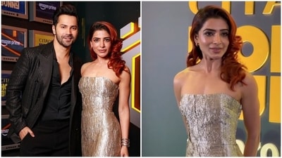 Samantha Ruth Prabhu and Varun Dhawan attend the Citadel Honey Bunny screening. Samantha Ruth Prabhu and Varun Dhawan attend the Citadel Honey Bunny screening.