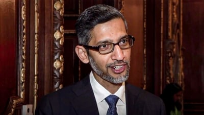 Google CEO Sundar Pichai. (PTI) Google CEO Sundar Pichai. (PTI)