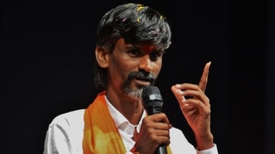 Maratha quota activist Manoj Jarange-Patil. ( Praful Gangurde / HT Photo ) Maratha quota activist Manoj Jarange-Patil. ( Praful Gangurde / HT Photo )
