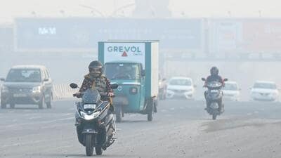 The CPCB classifies AQI between 0-50 as “good”, between 51 and 100 as “satisfactory”, between 101 and 200 as “moderate”, between 201 and 300 as “poor”, between 301 and 400 as “very poor”, and over 400 as “severe”. (Sunil Ghosh/HT Photo) The CPCB classifies AQI between 0-50 as “good”, between 51 and 100 as “satisfactory”, between 101 and 200 as “moderate”, between 201 and 300 as “poor”, between 301 and 400 as “very poor”, and over 400 as “severe”. (Sunil Ghosh/HT Photo)