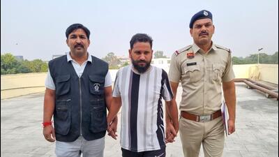 The accused, Abhishek Gaur. (Parveen Kumar/HT Photo) The accused, Abhishek Gaur. (Parveen Kumar/HT Photo)