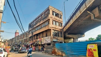 The night shelter near the Clock Tower was declared unsafe in 2021. (Gurpreet Singh/HT) The night shelter near the Clock Tower was declared unsafe in 2021. (Gurpreet Singh/HT)