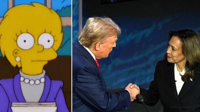Did The Simpsons predict who will win 2024 presidential election? (X, photo by SAUL LOEB / AFP) Did The Simpsons predict who will win 2024 presidential election? (X, photo by SAUL LOEB / AFP)