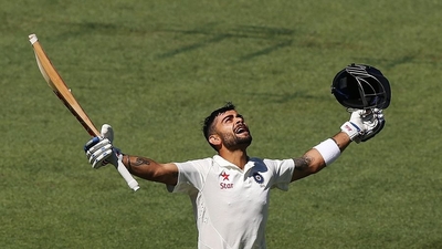 Virat Kohli 141 vs Australia 2014: It was the first time when Kohli was leading the Indian team in Test cricket, and he put up a show with a century in both innings; however, the fighting 141 remained one of his best in red-ball cricket.&nbsp; (X Image)