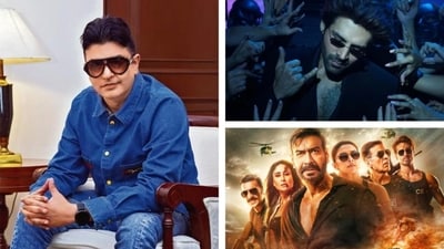 Bhushan Kumar recently reacted to Bhool Bhulaiyaa 3 and Singham Again's box office clash. Bhushan Kumar recently reacted to Bhool Bhulaiyaa 3 and Singham Again's box office clash.