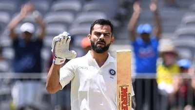 Virat Kohli 123 vs Australia, 2nd Test 2018 - Perth: It was one of the toughest track to bat on but Kohli displayed his class and led the from front once again to hit an incredible century. (REUTERS) Virat Kohli 123 vs Australia, 2nd Test 2018 - Perth: It was one of the toughest track to bat on but Kohli displayed his class and led the from front once again to hit an incredible century. (REUTERS)