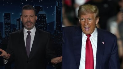 On his shows, Kimmel declared that the world is only one day away from “from having to wait another week to find out who won the election." On his shows, Kimmel declared that the world is only one day away from “from having to wait another week to find out who won the election."