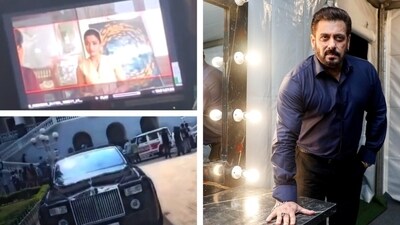 Salman Khan recently shot for Sikandar's Hyderabad schedule with Rashmika Mandanna. Salman Khan recently shot for Sikandar's Hyderabad schedule with Rashmika Mandanna.