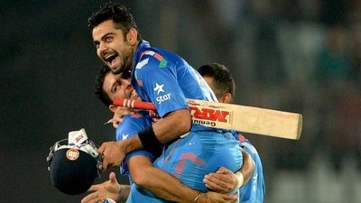 Yuvraj played 11 ODIs and three T20Is under Kohli's captaincy in 2017 (AFP)