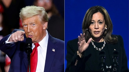 Despite the fact that Trump's apparent lead over Harris has shrunk in recent days, they still have placed the majority of their money on the former president. (AFP)