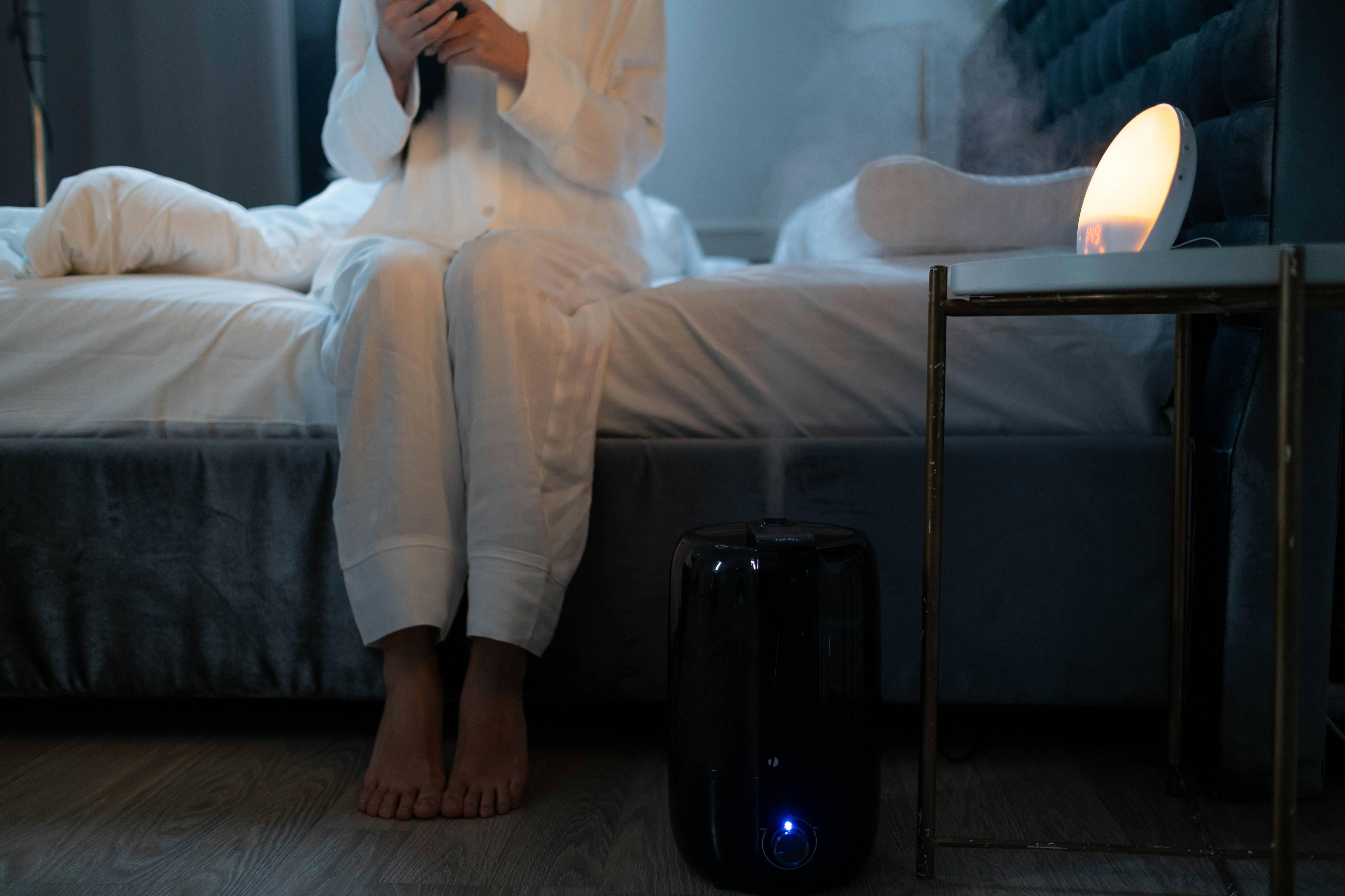 Humidifier can help maintain your skin's hydration levels.(Pexels)