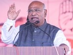 Congress President Mallikarjun Kharge. Congress President Mallikarjun Kharge.
