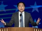 FILE - Rep. Andy Kim, D-N.J., speaks during the Democratic National Convention, Aug. 21, 2024, in Chicago. (AP Photo/J. Scott Applewhite) FILE - Rep. Andy Kim, D-N.J., speaks during the Democratic National Convention, Aug. 21, 2024, in Chicago. (AP Photo/J. Scott Applewhite)