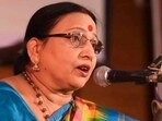 Renowned folk singer Sharda Sinha died at the All India Institute of Medical Sciences (AIIMS) in New Delhi. (PTI Photo)
