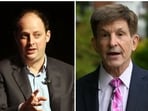US top election forecasters Allan Lichtman and Nate Silver US top election forecasters Allan Lichtman and Nate Silver
