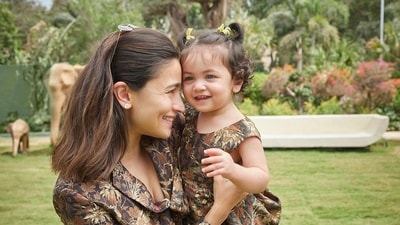 Alia Bhatt and Ranbir Kapoor's daughter Raha was born in November 2022. This picture was clicked in Jamnagar, where Alia, Ranbir and Raha attended the pre-wedding ceremonies of Anant and Radhika Ambani. Alia Bhatt and Ranbir Kapoor's daughter Raha was born in November 2022. This picture was clicked in Jamnagar, where Alia, Ranbir and Raha attended the pre-wedding ceremonies of Anant and Radhika Ambani.