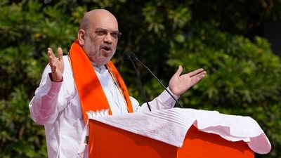Amit Shah said the BJP would keep tribal people out of the purview of the UCC wherever it is implemented and if voted to power in Jharkhand. (HT PHOTO) Amit Shah said the BJP would keep tribal people out of the purview of the UCC wherever it is implemented and if voted to power in Jharkhand. (HT PHOTO)