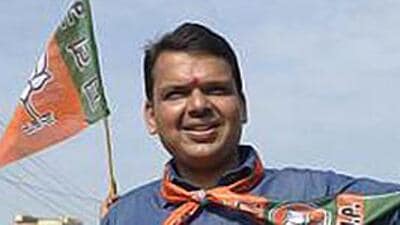 BJP’s Devendra Fadnavis on Wednesday criticised Opposition leader Rahul Gandhi for carrying a red-coloured copy of Indian Constitution in the run-up to the state assembly elections. (HT) BJP’s Devendra Fadnavis on Wednesday criticised Opposition leader Rahul Gandhi for carrying a red-coloured copy of Indian Constitution in the run-up to the state assembly elections. (HT)