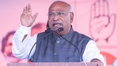 Congress President Mallikarjun Kharge. Congress President Mallikarjun Kharge.