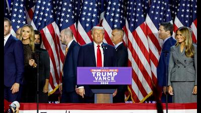 Donald Trump at the Palm Beach Convention Centre in West Palm Beach, Florida. (Bloomberg) Donald Trump at the Palm Beach Convention Centre in West Palm Beach, Florida. (Bloomberg)