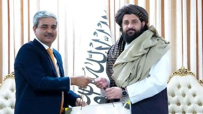 JP Singh, who has largely spearheaded the Indian side’s engagement with the Taliban, was on an unannounced visit to the Afghan capital. (X/MoDAfghanistan2) JP Singh, who has largely spearheaded the Indian side’s engagement with the Taliban, was on an unannounced visit to the Afghan capital. (X/MoDAfghanistan2)