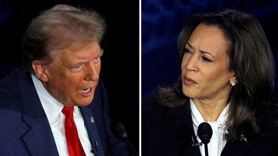 Republican candidate and former US President Donald Trump, and the US Vice President Kamala Harris of Democratic Party. (REUTERS file)