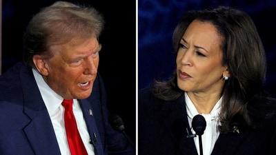 Harris needs to win Wisconsin, Pennsylvania and Michigan to win 270 electoral college votes, but the chances of that remain slim. (REUTERS)