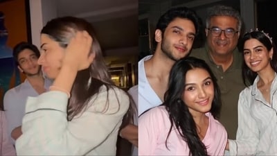 Boney Kapoor, Vedang Raina and others celebrated Khushi Kapoor's 24th birthday.
