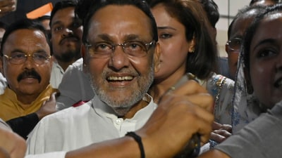 Former minister and NCP leader Nawab Malik. (Photo by Vijay Bate/HT Photo) (Hindustan Times) Former minister and NCP leader Nawab Malik. (Photo by Vijay Bate/HT Photo) (Hindustan Times)