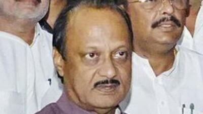 NCP chief and deputy chief minister Ajit Pawar on Wednesday condemned Mahayuti ally Sadabhau Khot for his remarks on Sharad Pawar. (PTI) NCP chief and deputy chief minister Ajit Pawar on Wednesday condemned Mahayuti ally Sadabhau Khot for his remarks on Sharad Pawar. (PTI)
