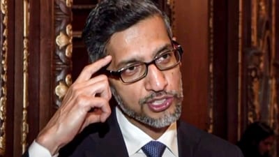 **EDS: SCREENSHOT VIA PTI VID ON MONDAY, SEPT. 23, 2024** Google CEO Sundar Pichai after meeting Prime Minister Narendra Modi in New York. (PTI Photo) (PTI09_23_2024_000034B) (PTI) **EDS: SCREENSHOT VIA PTI VID ON MONDAY, SEPT. 23, 2024** Google CEO Sundar Pichai after meeting Prime Minister Narendra Modi in New York. (PTI Photo) (PTI09_23_2024_000034B) (PTI)