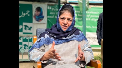Peoples Democratic Party (PDP) president Mehbooba Mufti (ANI) Peoples Democratic Party (PDP) president Mehbooba Mufti (ANI)