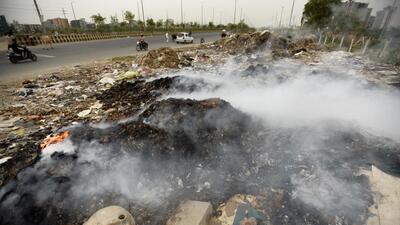 The Greater Noida authority officials urged residents to support their endeavours to fight pollution by reporting any waste burning incidents that they may come across in their respective areas. (HT Archive) The Greater Noida authority officials urged residents to support their endeavours to fight pollution by reporting any waste burning incidents that they may come across in their respective areas. (HT Archive)
