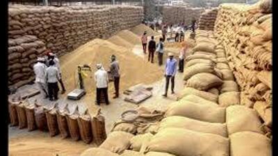 The state government had made arrangements for procurement of 185 lakh MT of crop. (HT File)